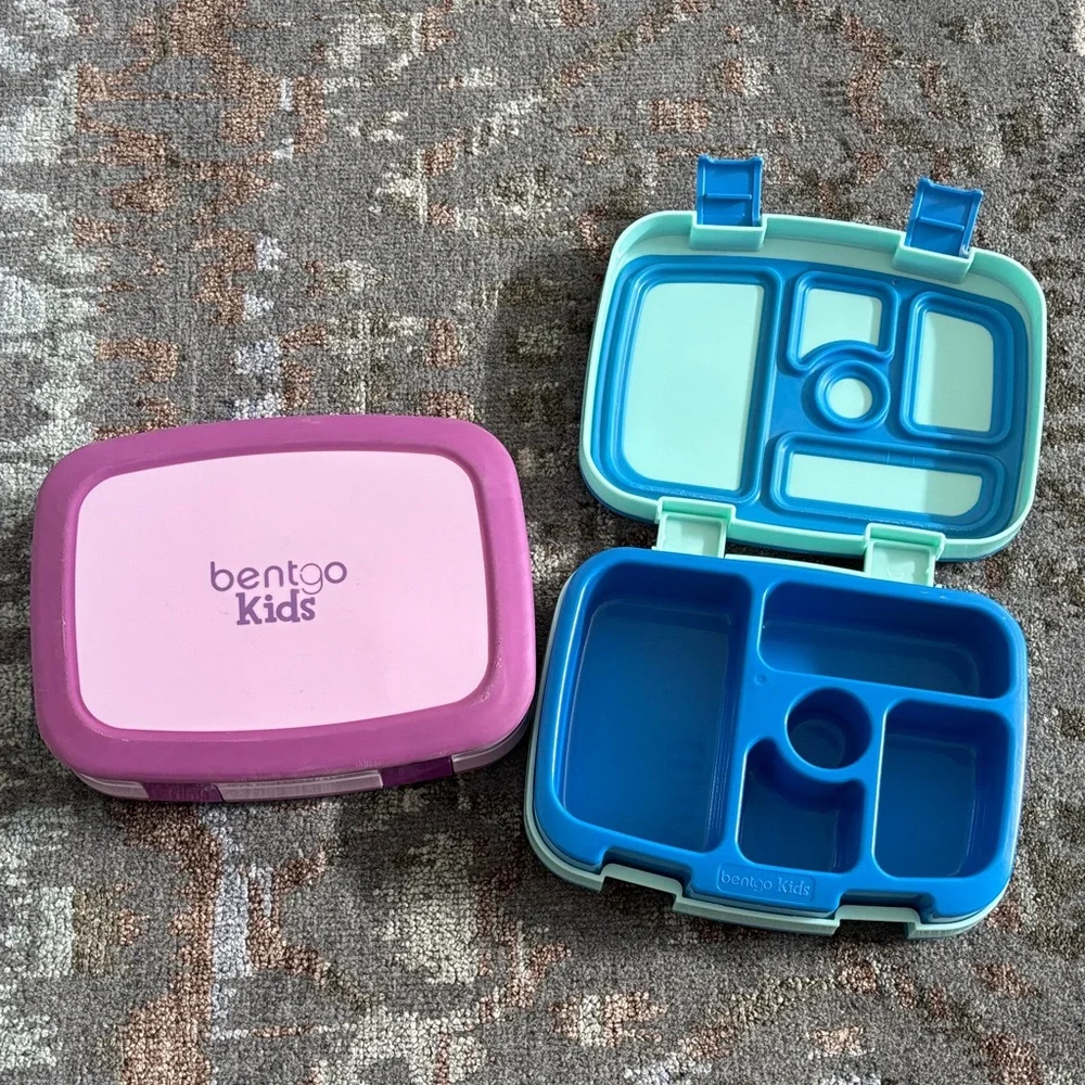 Bentgo Kids Pink and Blue Lunch Box - Picture 1 of 7
